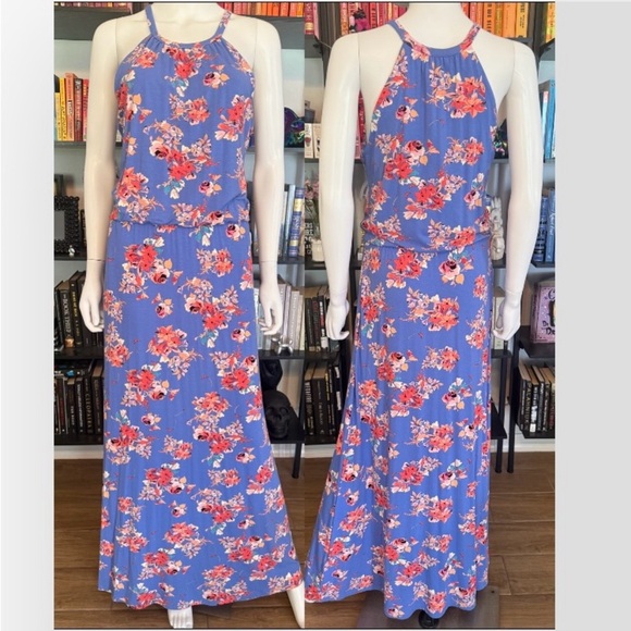 Tabitha Webb Halter Sundress Maxi Dress - Picture 1 of 6
